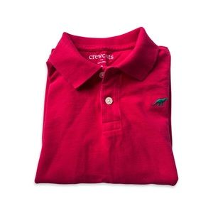 Crewcuts, long sleeve polo shirt, color: red, boys size 8, only worn once!